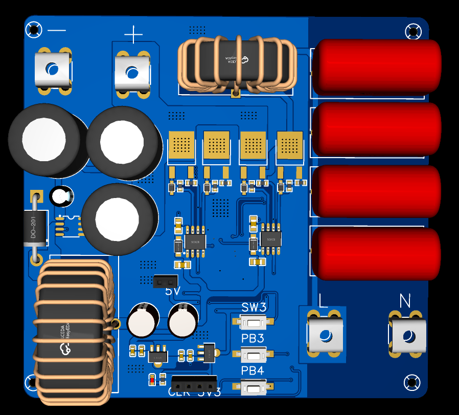 单相全桥逆变器 3 PCB4